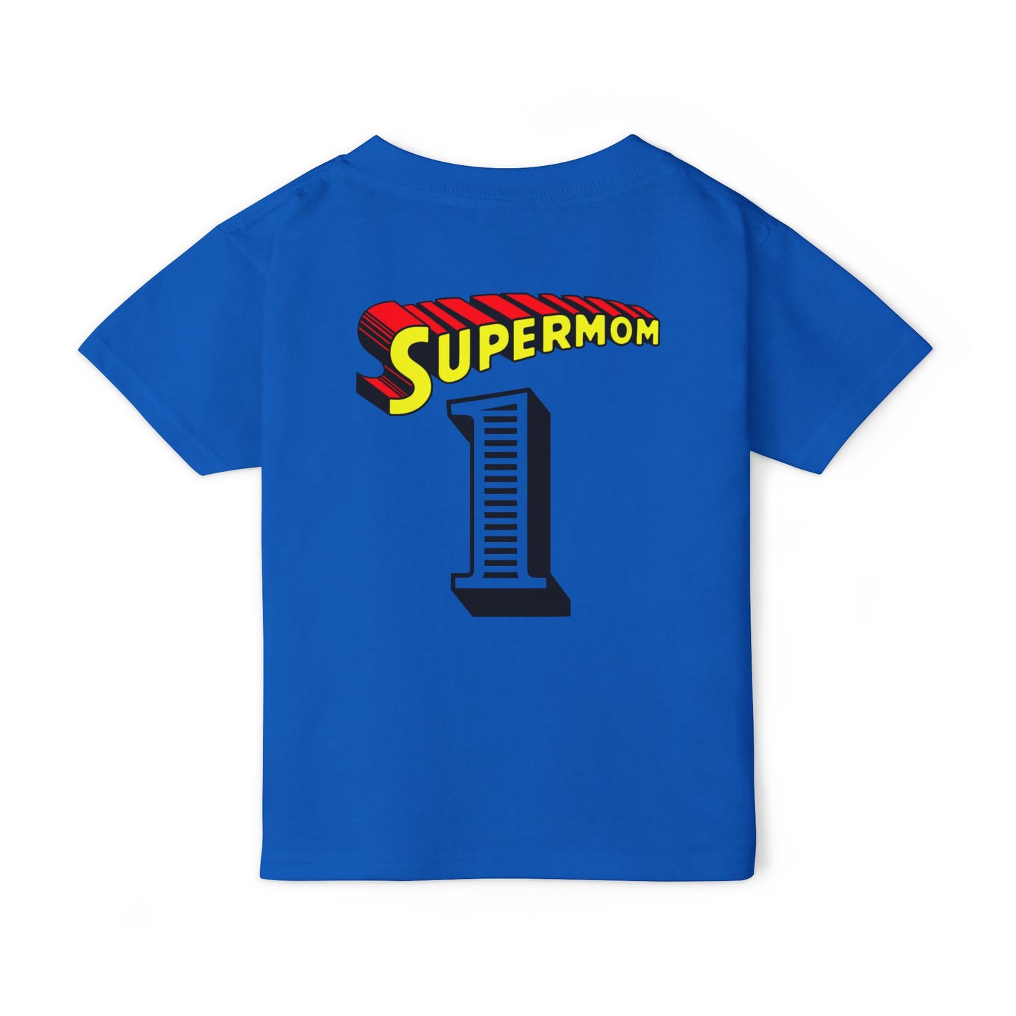 MY MOM IS MY SUPERHERO Heavy Cotton™ Toddler T-shirt