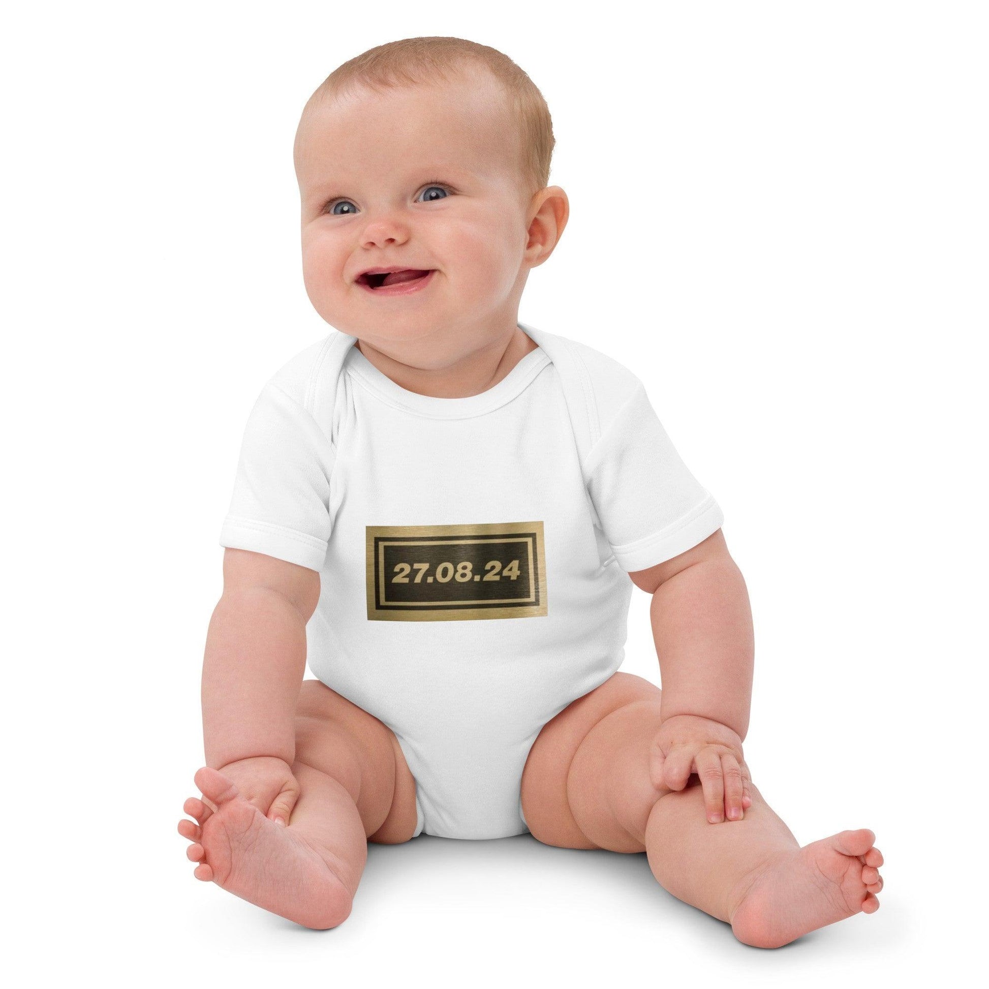 27.08.24 Reunion Organic cotton baby bodysuit - Emporium WRJJ