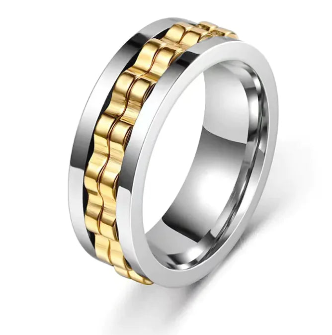 Titanium Spinner Ring For Men