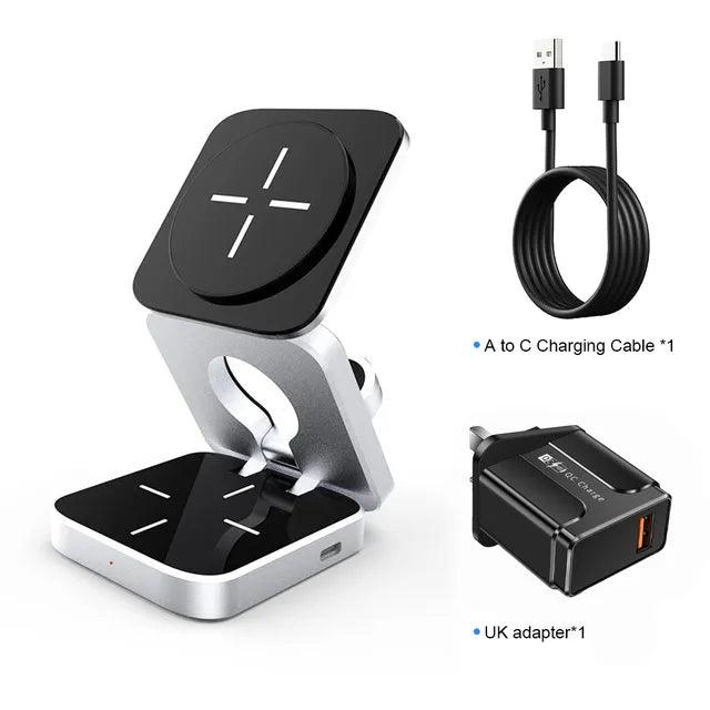 3 in 1 Wireless Charging Station - Emporium WRJJ