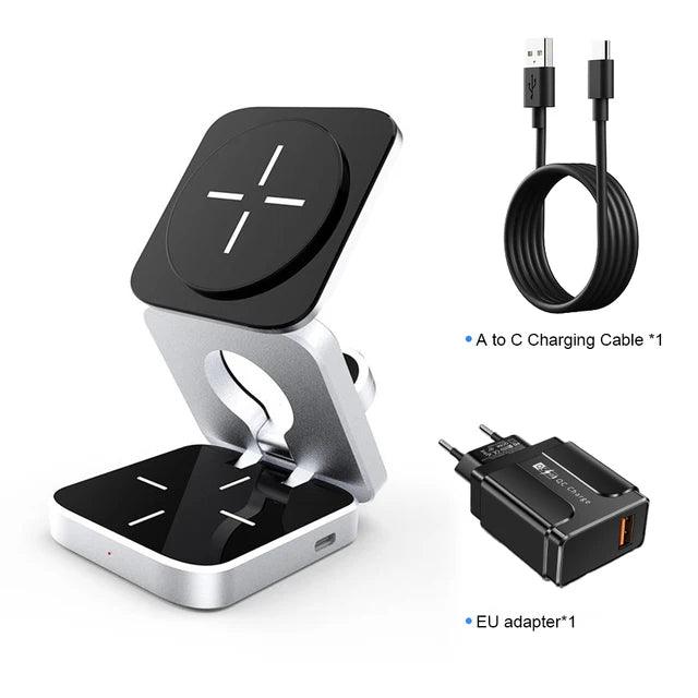 3 in 1 Wireless Charging Station - Emporium WRJJ