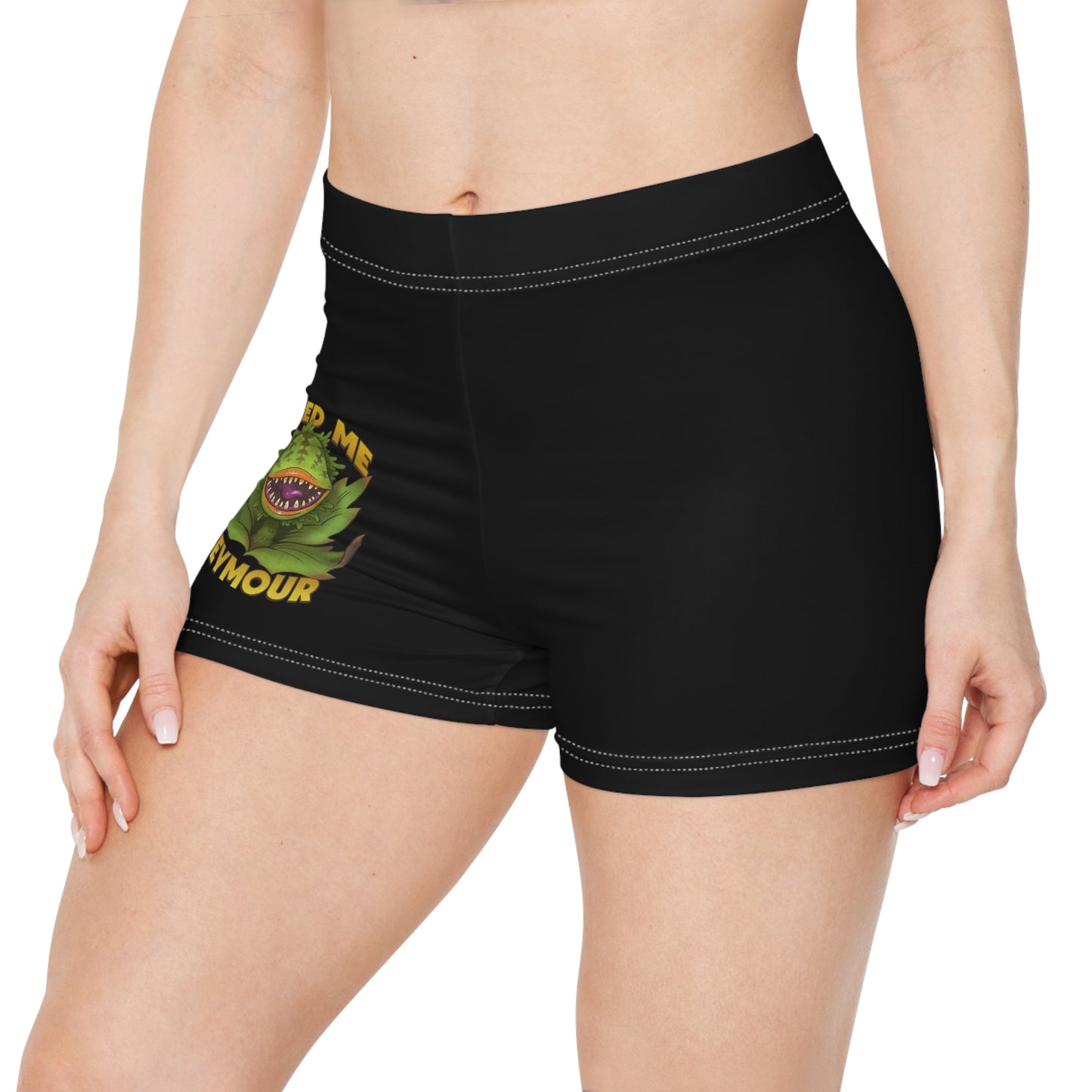 Feed Me Seymour Women's Shorts (AOP)