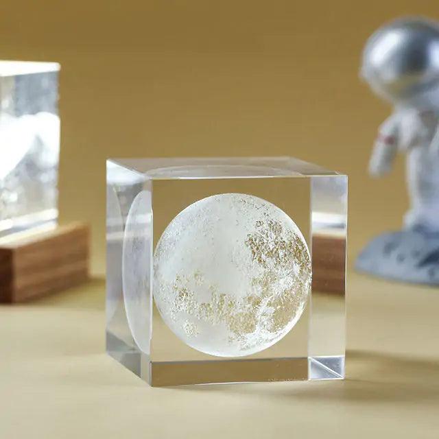 3D Moon Cube LED Light - Emporium WRJJ