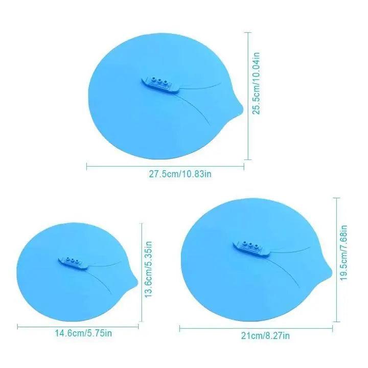 3pcs Silicone Steam Ship Splash Pot Cover - Emporium WRJJ