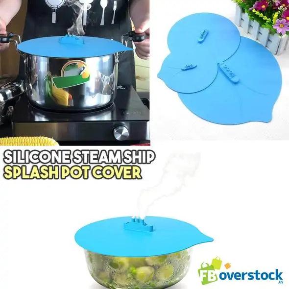 3pcs Silicone Steam Ship Splash Pot Cover - Emporium WRJJ