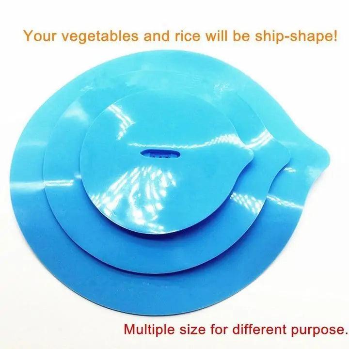 3pcs Silicone Steam Ship Splash Pot Cover - Emporium WRJJ