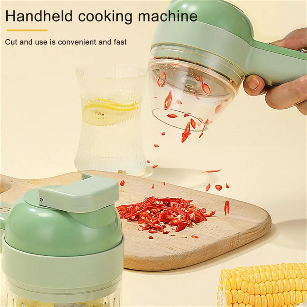 4 in 1 Electric Vegetable Cutter - Emporium WRJJ