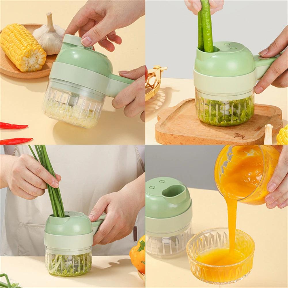 4 in 1 Electric Vegetable Cutter - Emporium WRJJ