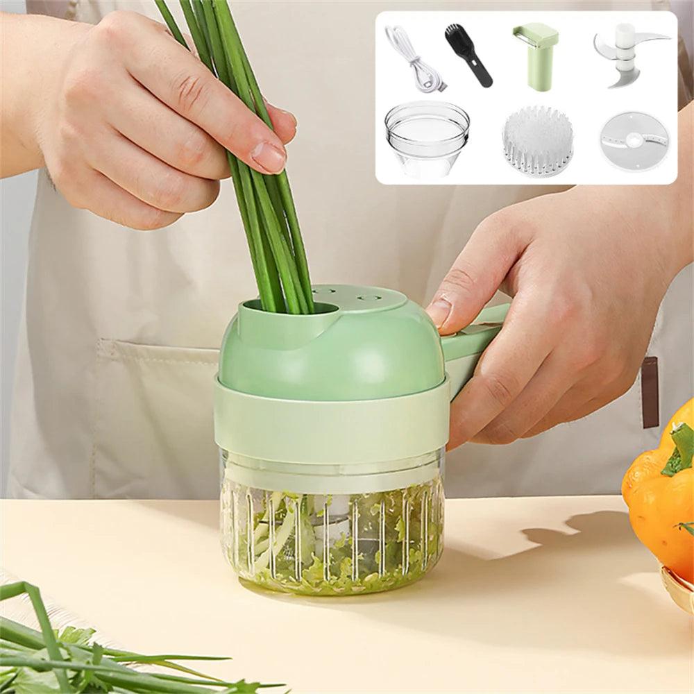 4 in 1 Electric Vegetable Cutter - Emporium WRJJ