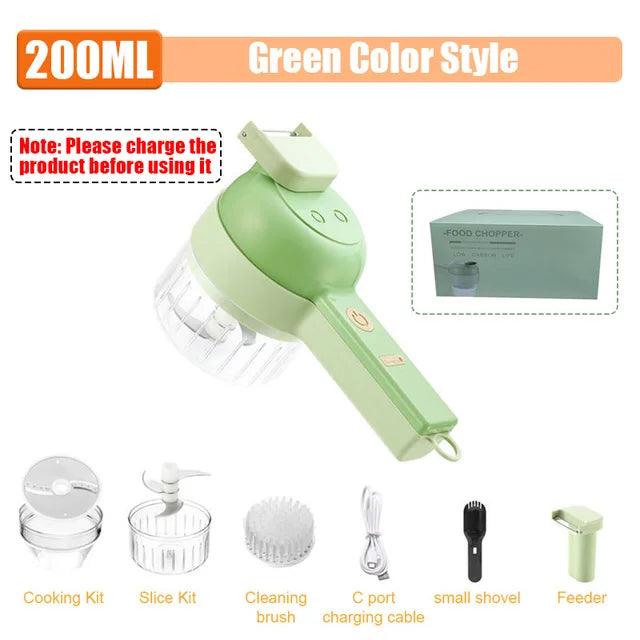 4 in 1 Electric Vegetable Cutter - Emporium WRJJ