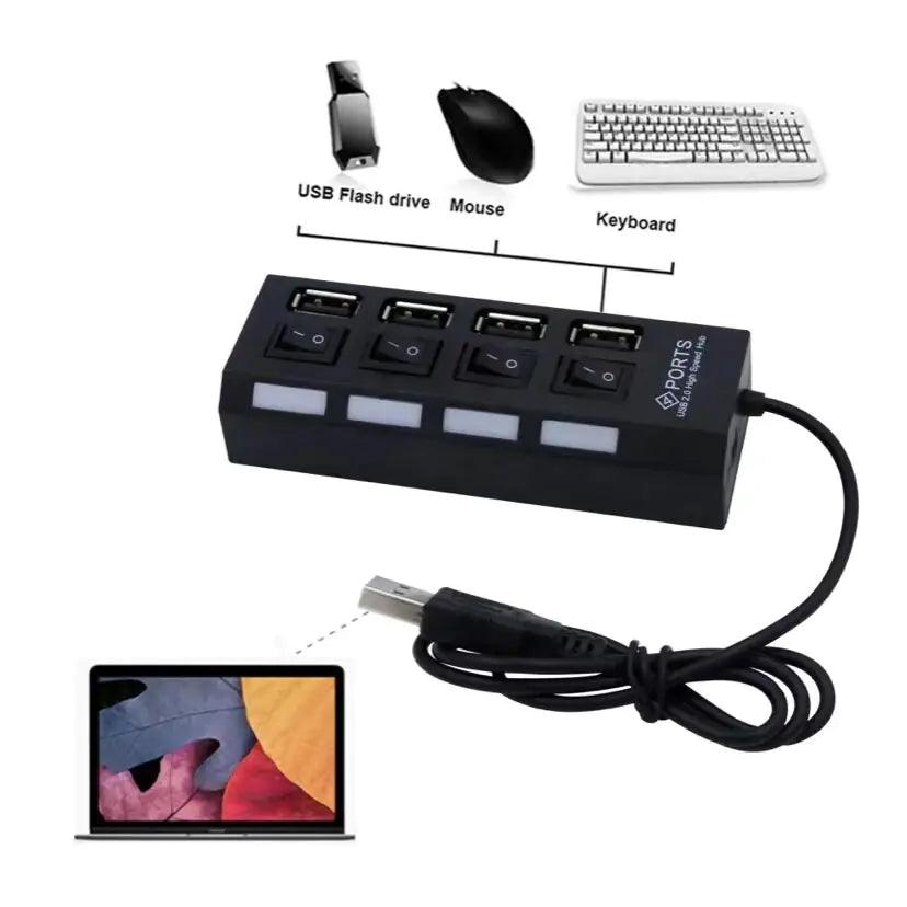 4 Slot USB Hub 2.0 - Emporium WRJJ