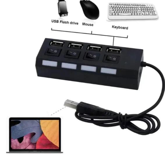 4 Slot USB Hub 2.0 - Emporium WRJJ