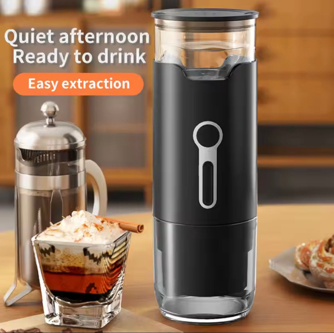 Portable Electric Espresso Coffee Maker