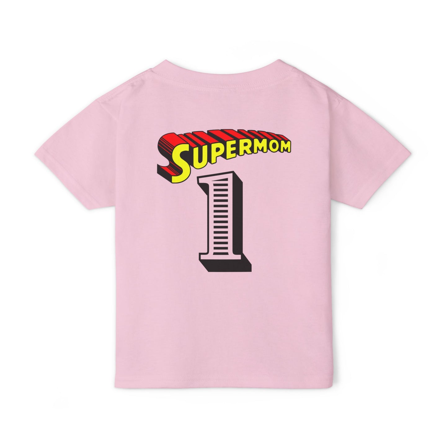 MY MOM IS MY SUPERHERO Heavy Cotton™ Toddler T-shirt