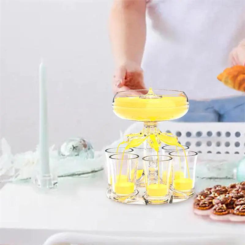 6 Shot Glass Dispenser Holder - Emporium WRJJ