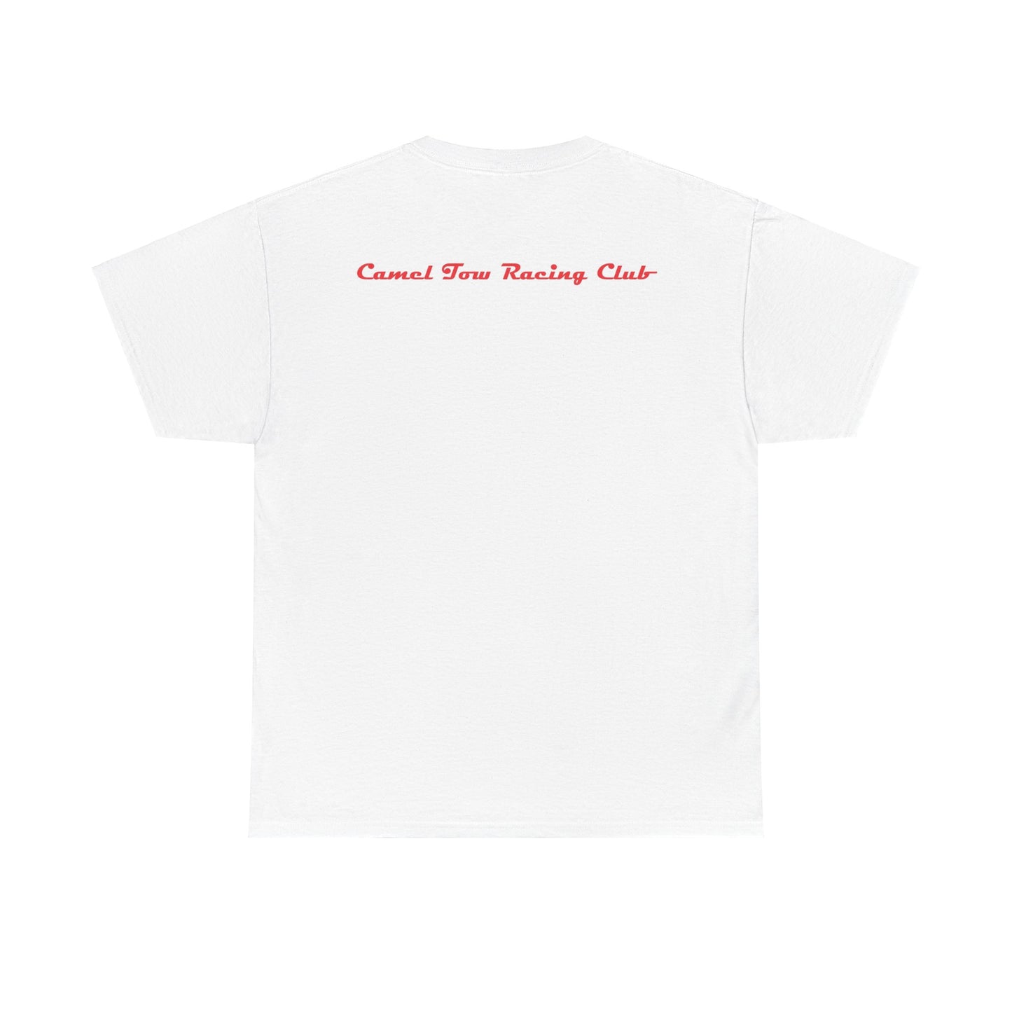 Camel Tow Racing Club Unisex-T-Shirt aus schwerer Baumwolle