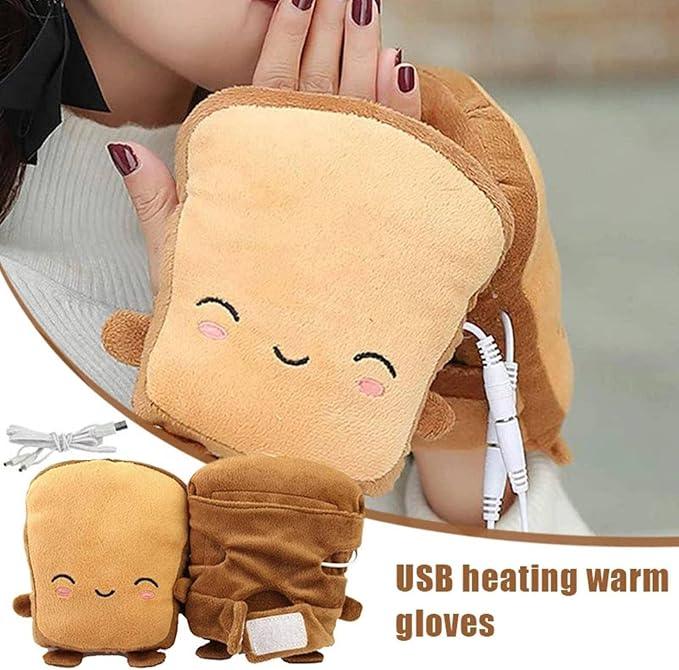 Heated Toast Fingerless Gloves