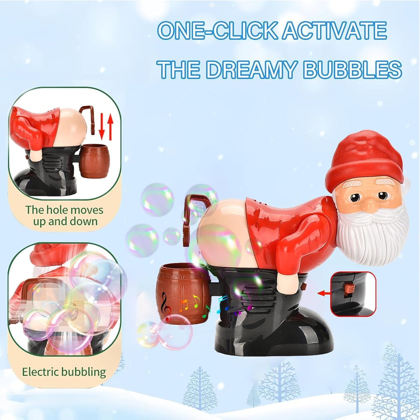 Santa's Claus Bubble Machine