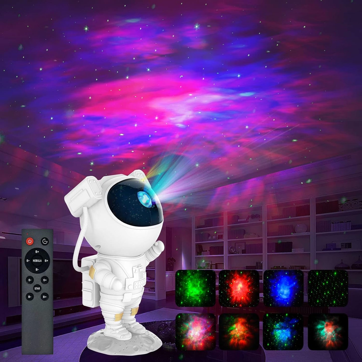 Astronaut Galaxy Projector Night Light