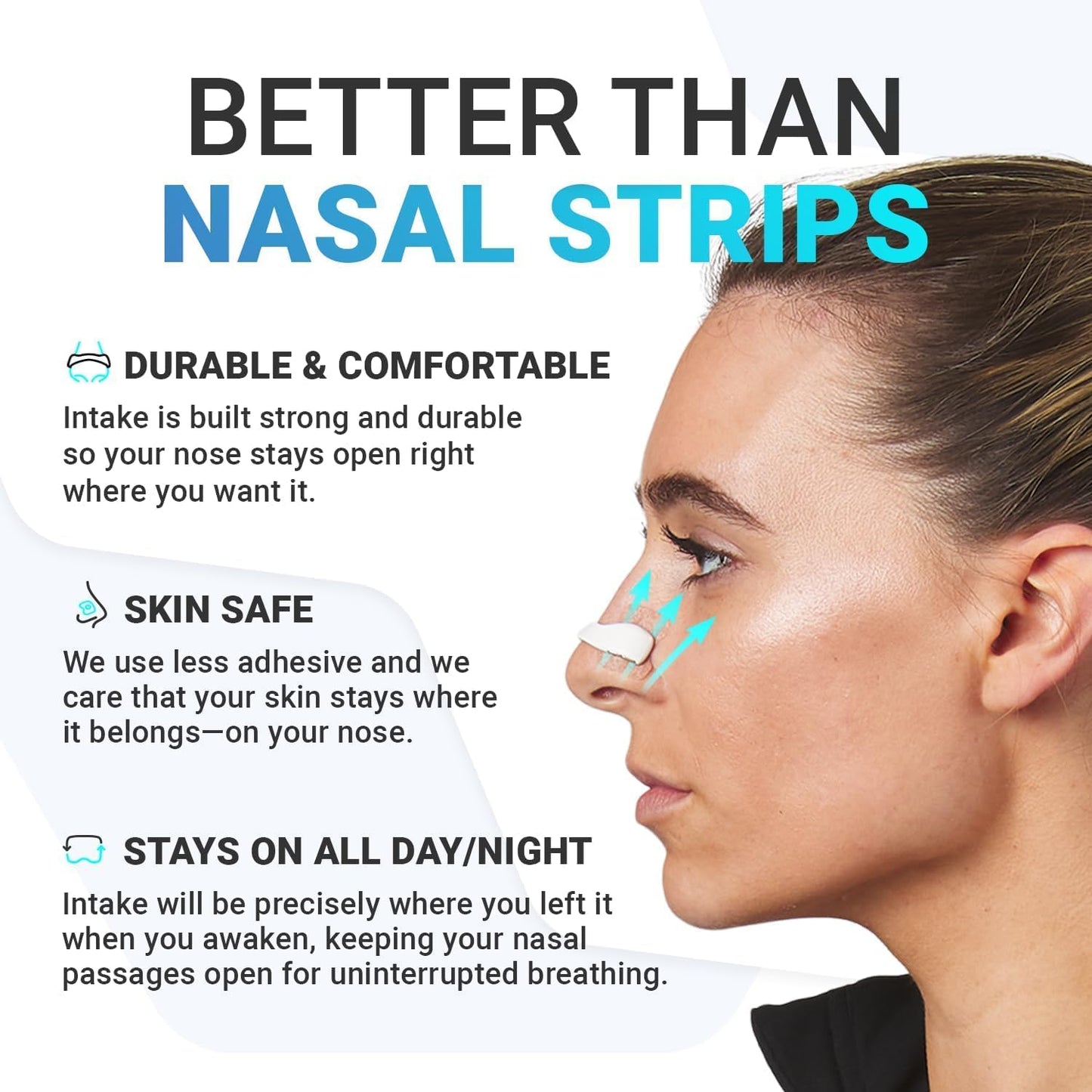 Magnetic Nasal Breathing Dilator Strips