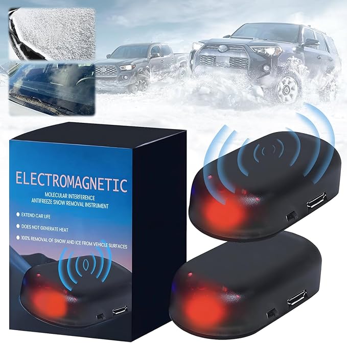 Antifreeze Electromagnetic Car Snow Removal Device