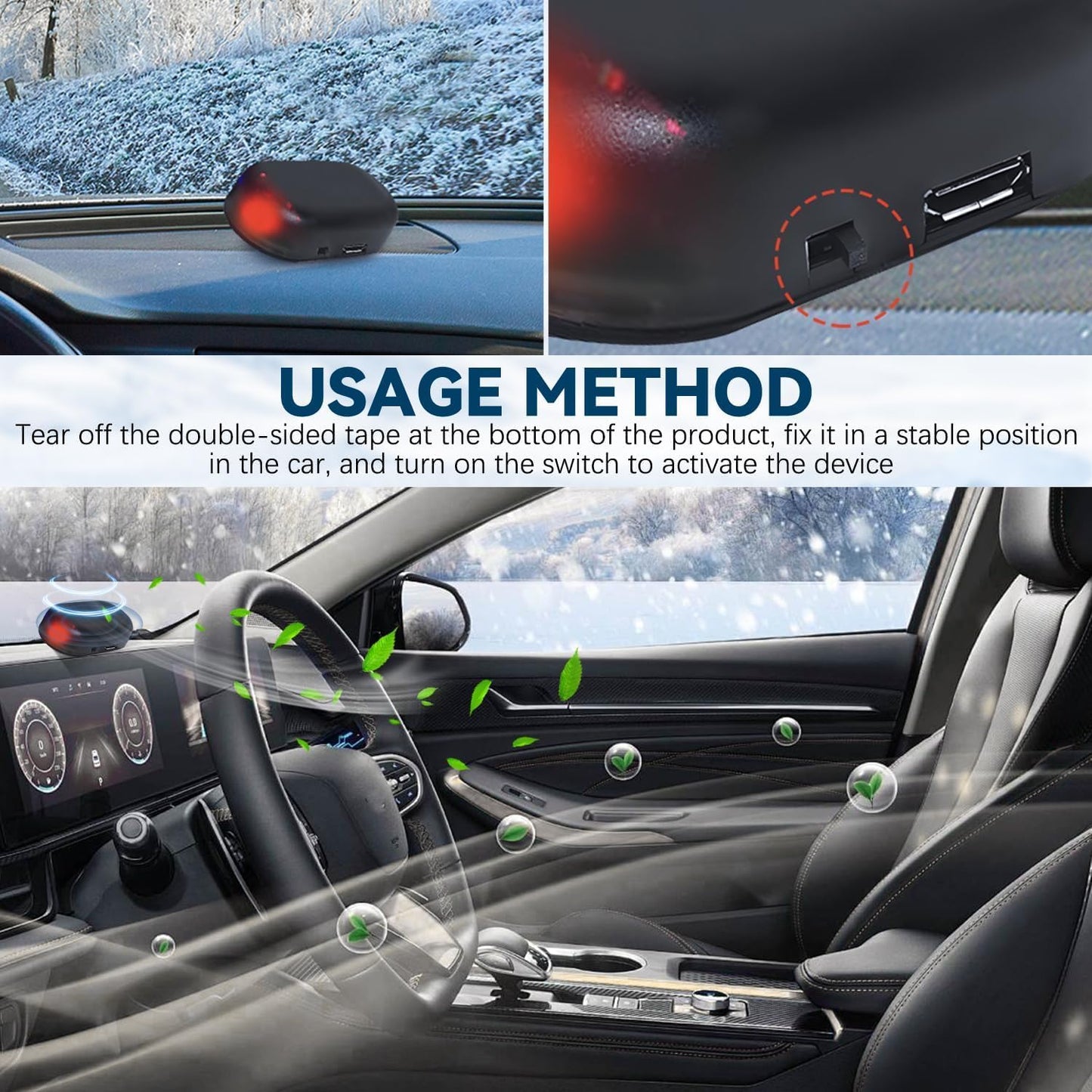 Antifreeze Electromagnetic Car Snow Removal Device