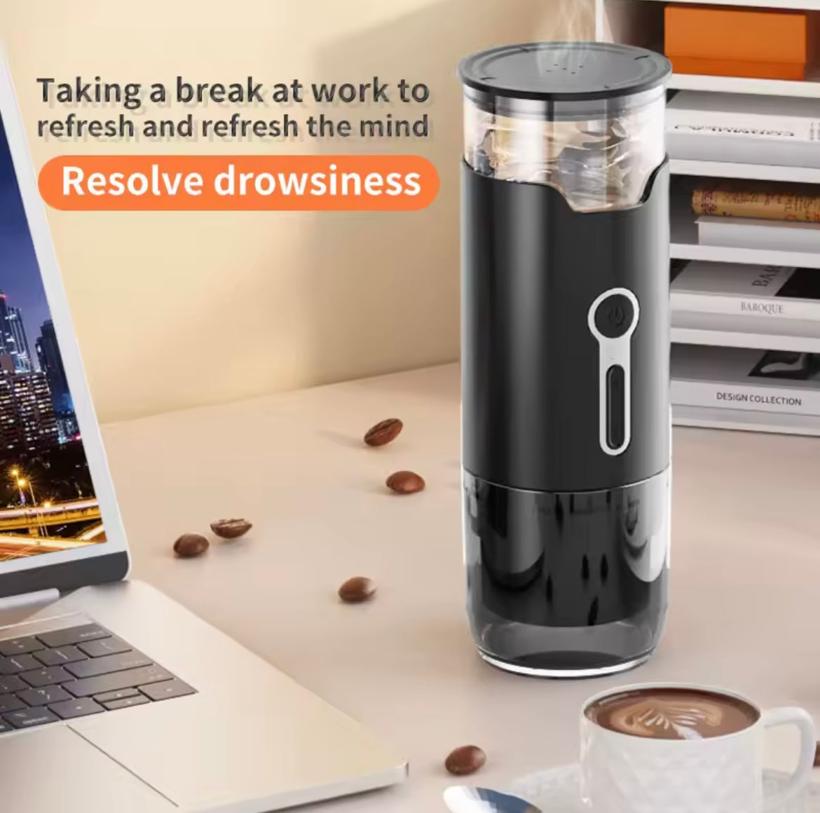 Portable Electric Espresso Coffee Maker