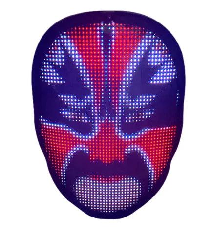 Halloween LED Face Mask – Full-Colour Luminous Face-Changing