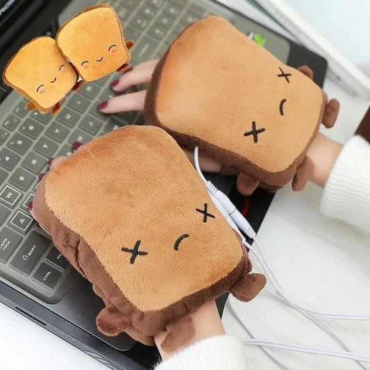 Heated Toast Fingerless Gloves