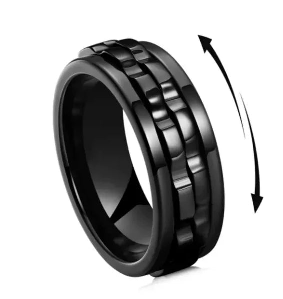 Titanium Spinner Ring For Men