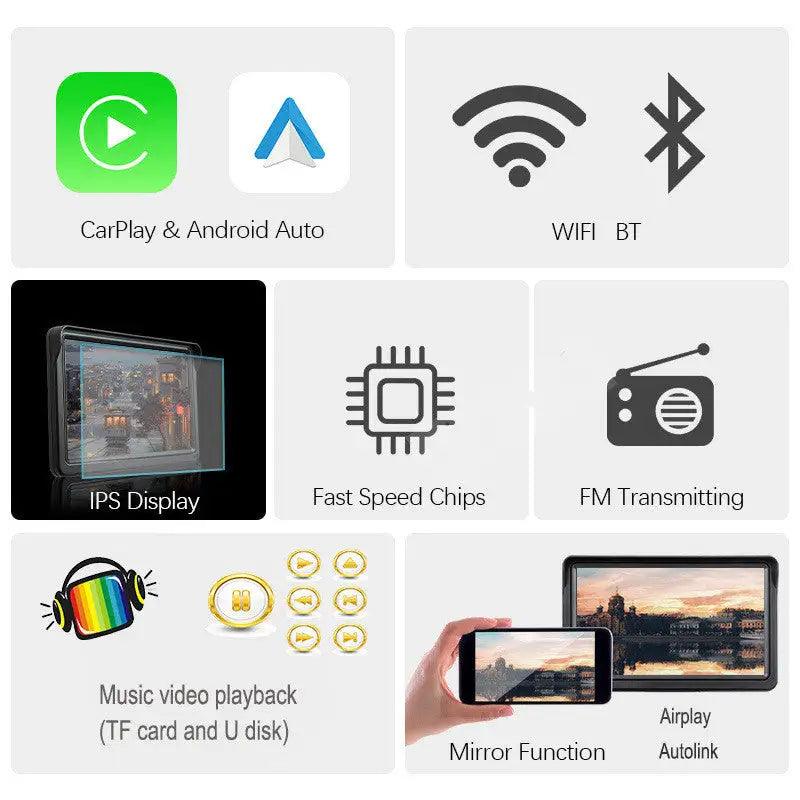 Apple Carplay/ Android Auto Car Smart Screen - Emporium WRJJ