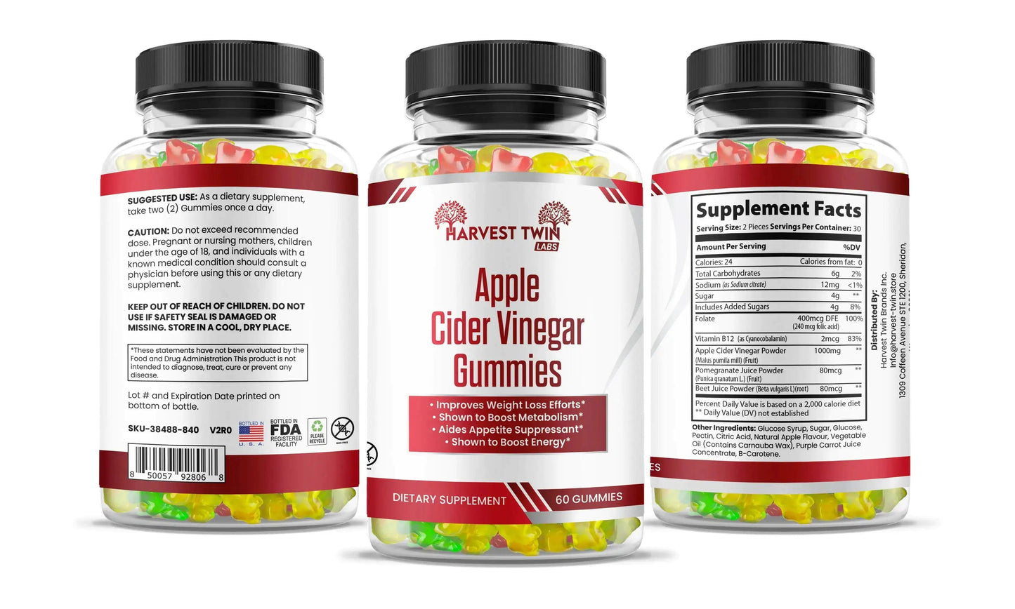 Apple Cider Vinegar Gummies - Emporium WRJJ