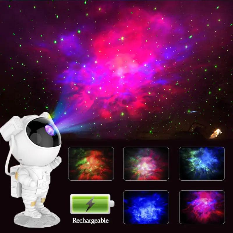 Astronaut Galaxy Projector Night Light - Emporium WRJJ