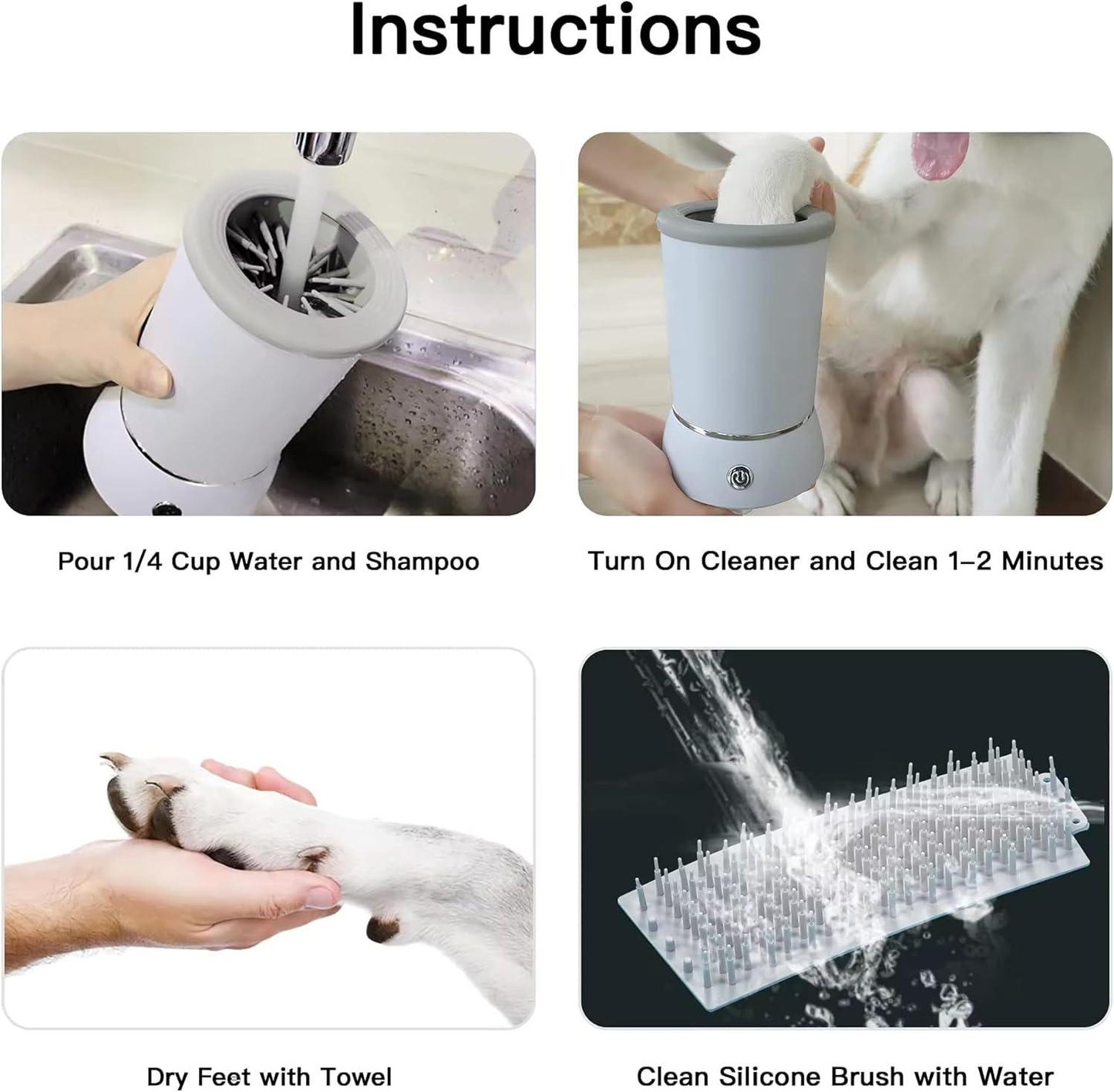 Automatic Pet Paw Cleaning Cup for Dogs and Cats - Emporium WRJJ