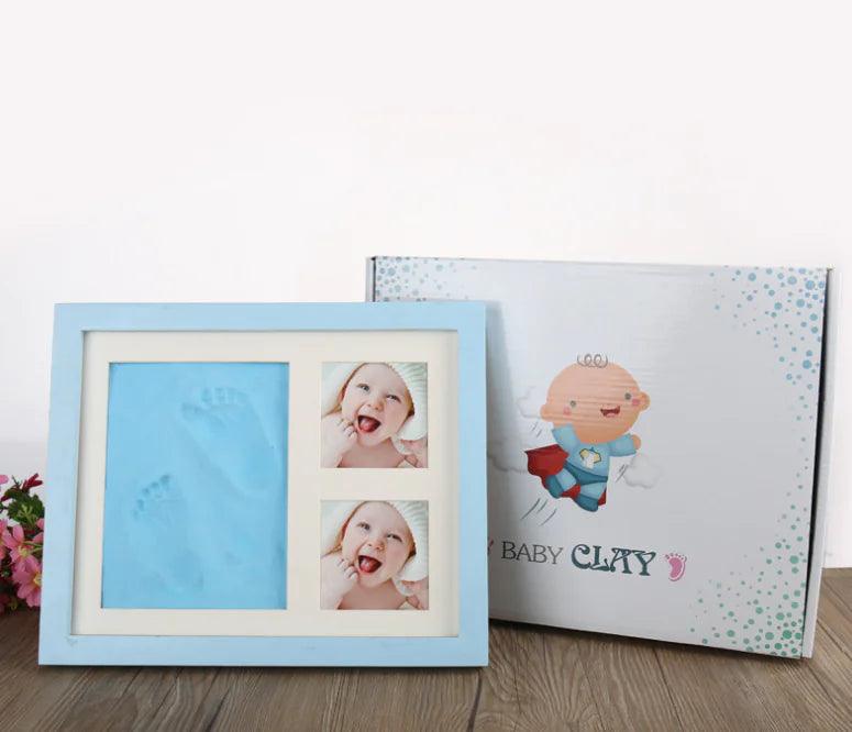 Baby Hand & Footprint Kit with Solid Wooden Frame - Emporium WRJJ