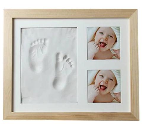 Baby Hand & Footprint Kit with Solid Wooden Frame - Emporium WRJJ