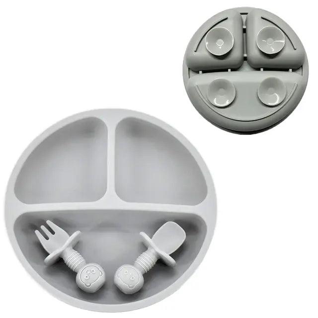 Baby Silicone Plate Set - Emporium WRJJ