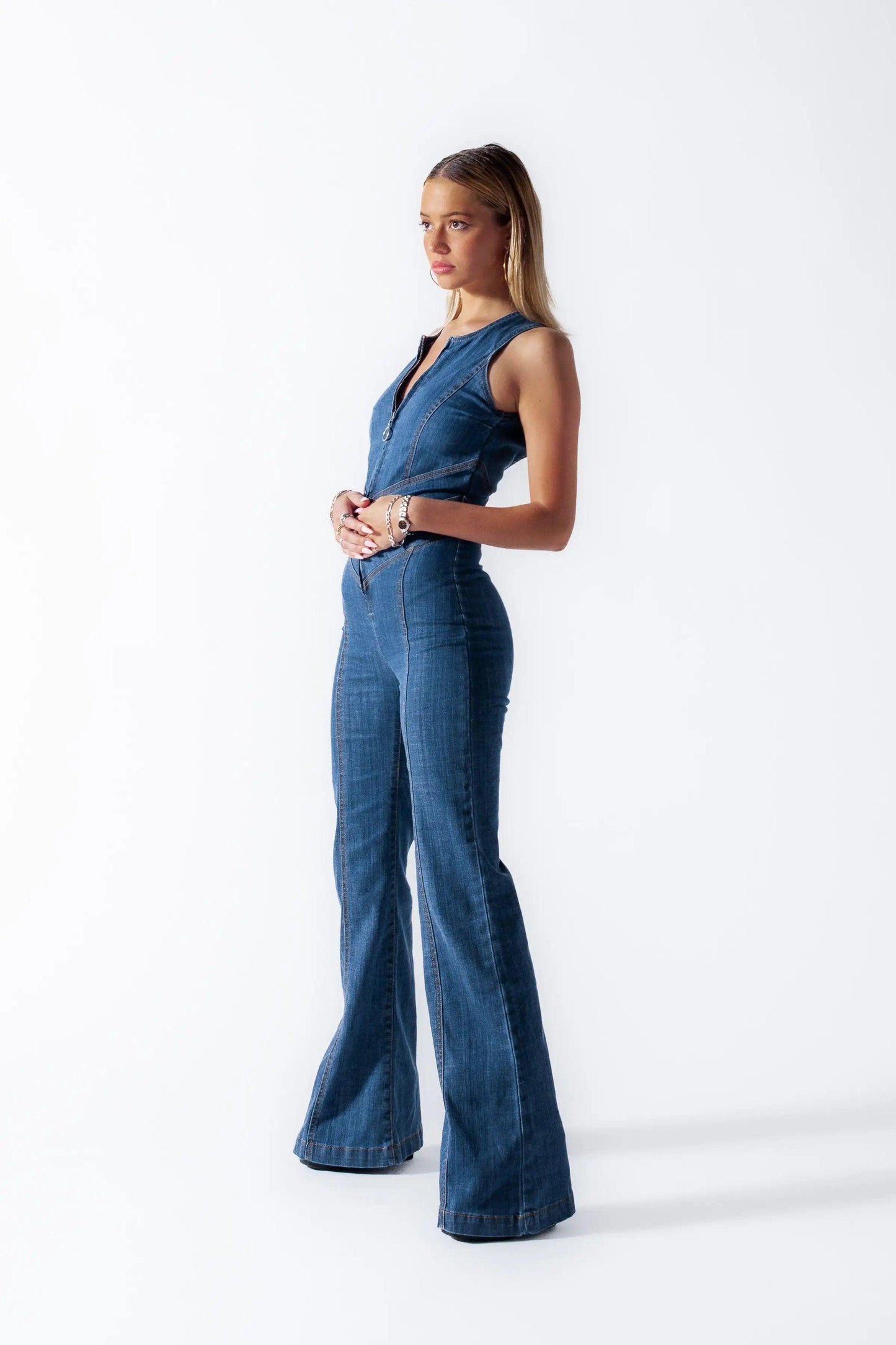 Backless Heart Jumpsuit - Emporium WRJJ