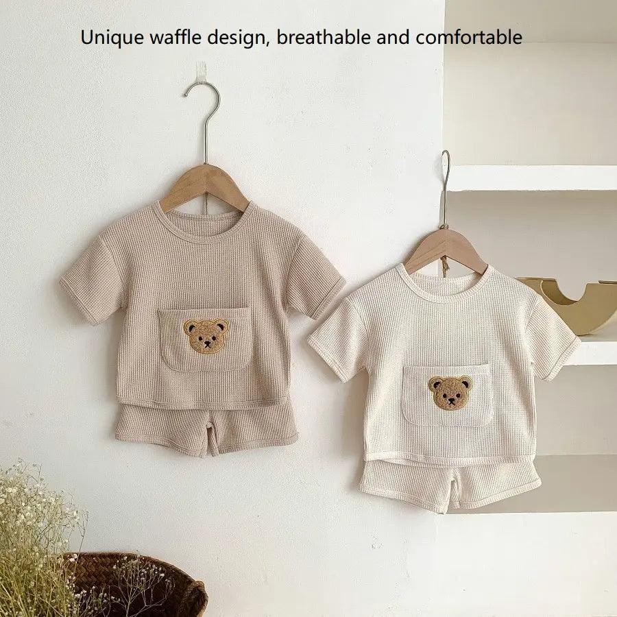 Bear Waffle Toddler Set - Emporium WRJJ