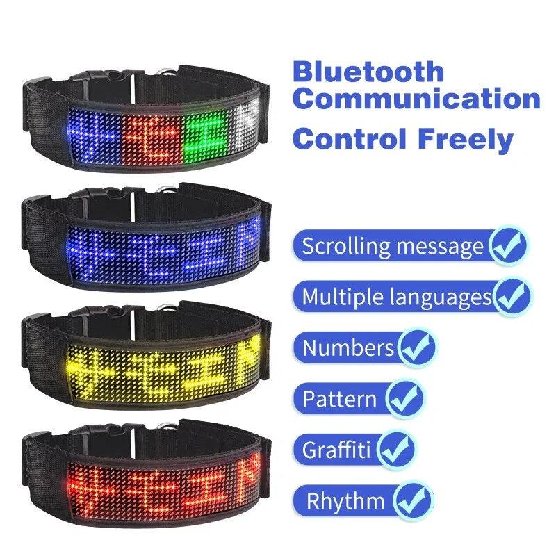 Bluetooth Luminous Pet Collar - Emporium WRJJ