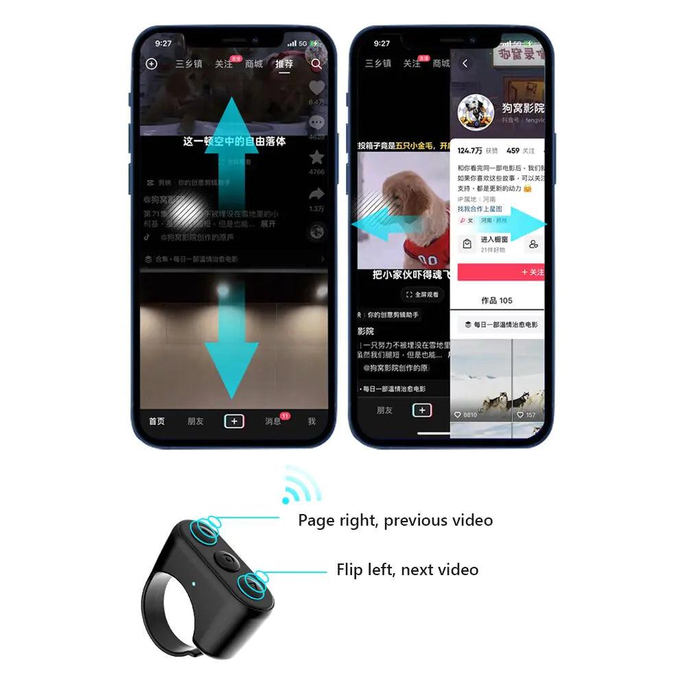 Bluetooth Ring Remote Control - Emporium WRJJ