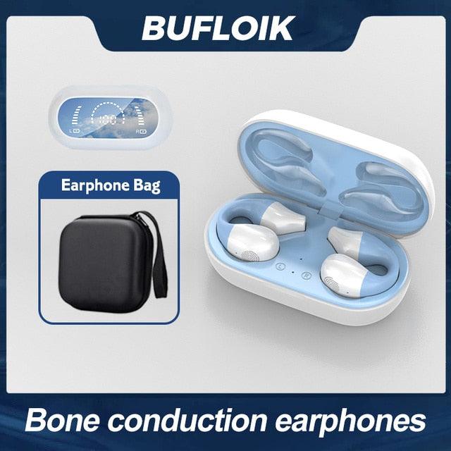 Bone Conduction Earphone Bluetooth 5.2 Ear Clip - Emporium WRJJ