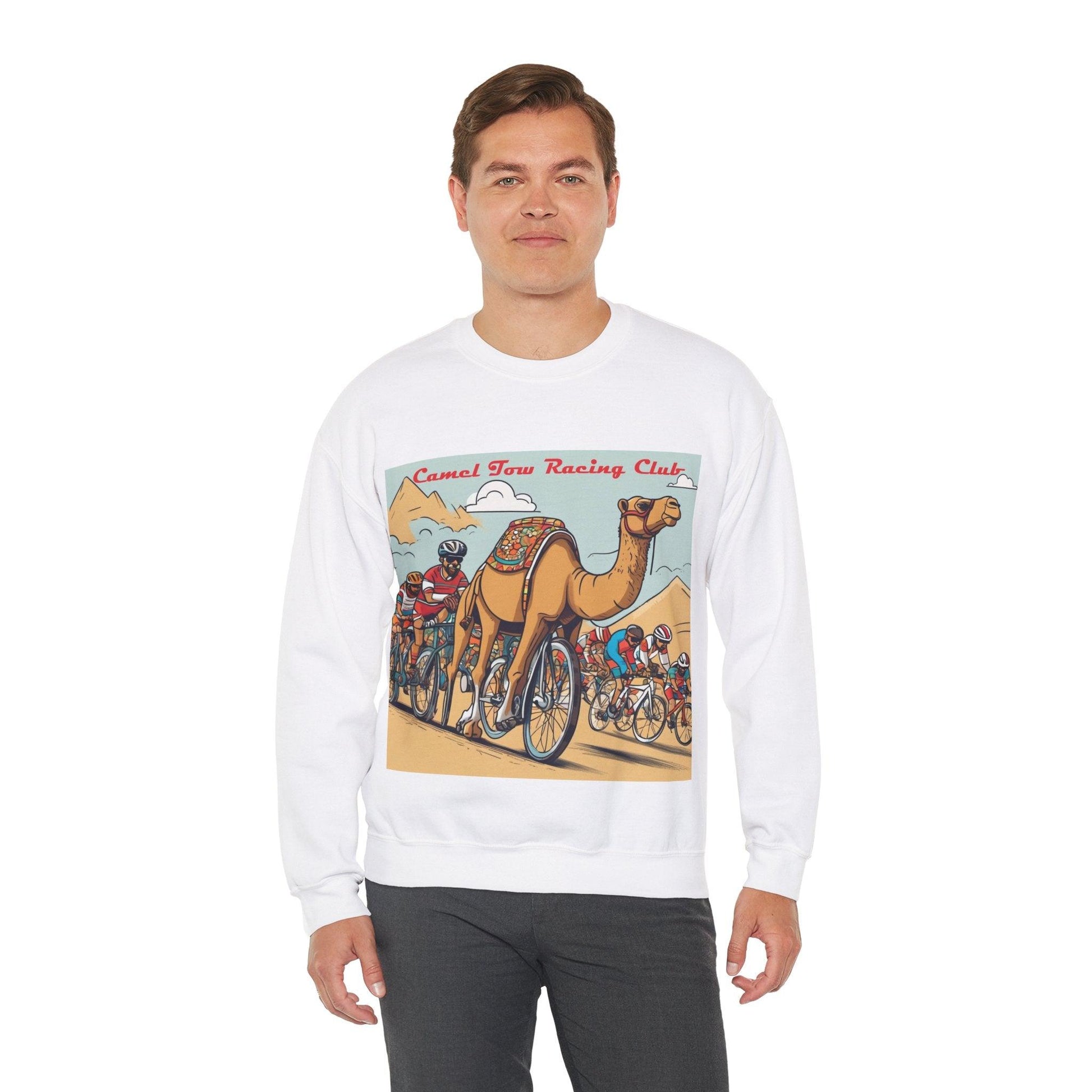 Camel Tow Racing Club Unisex Heavy Blend™ Crewneck Sweatshirt - Emporium WRJJ