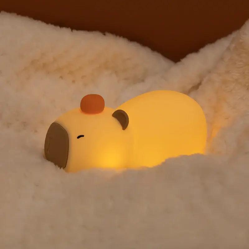 Cartoon Capybara Silicone LED Light - Emporium WRJJ