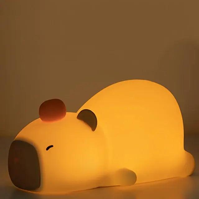 Cartoon Capybara Silicone LED Light - Emporium WRJJ