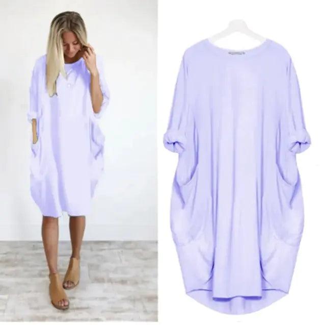 Casual Mid-length Dress - Emporium WRJJ