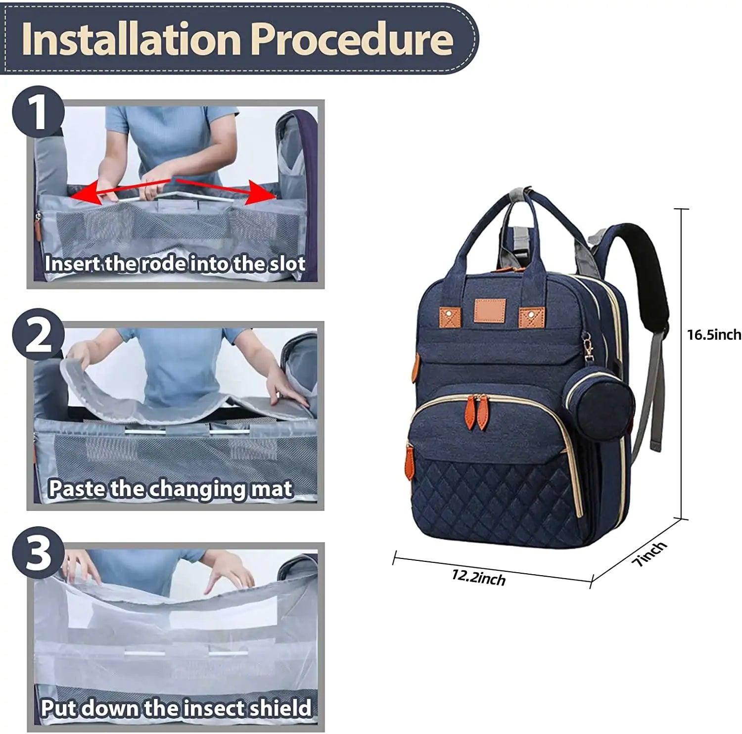 Changing Station Diaper Backpack - Emporium WRJJ