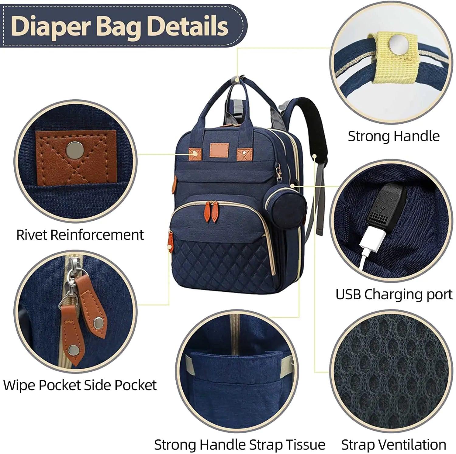 Changing Station Diaper Backpack - Emporium WRJJ