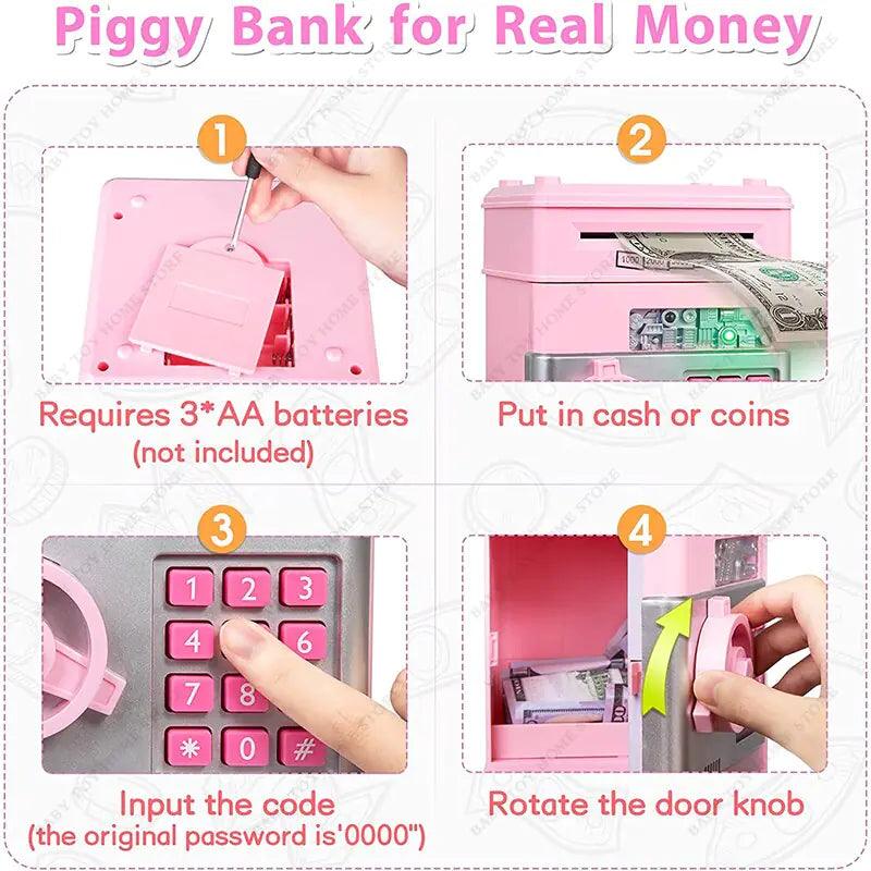 Children's Mini ATM Piggy Bank Toy - Emporium WRJJ