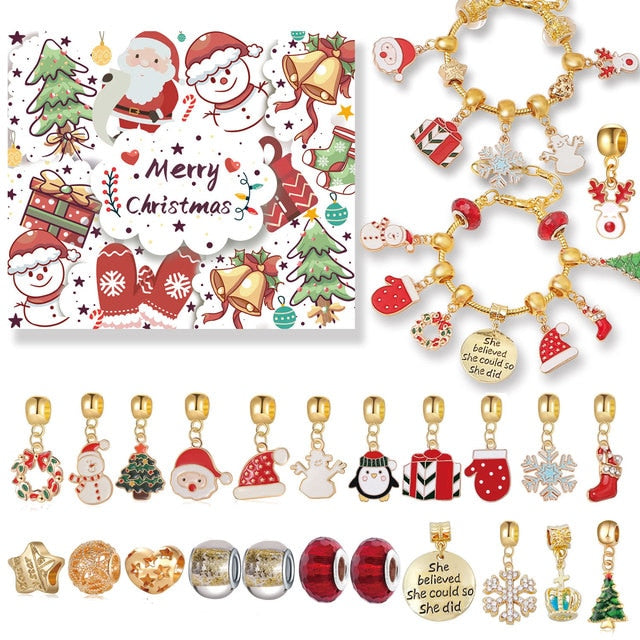 Christmas Countdown Calendar Bracelets - Emporium WRJJ